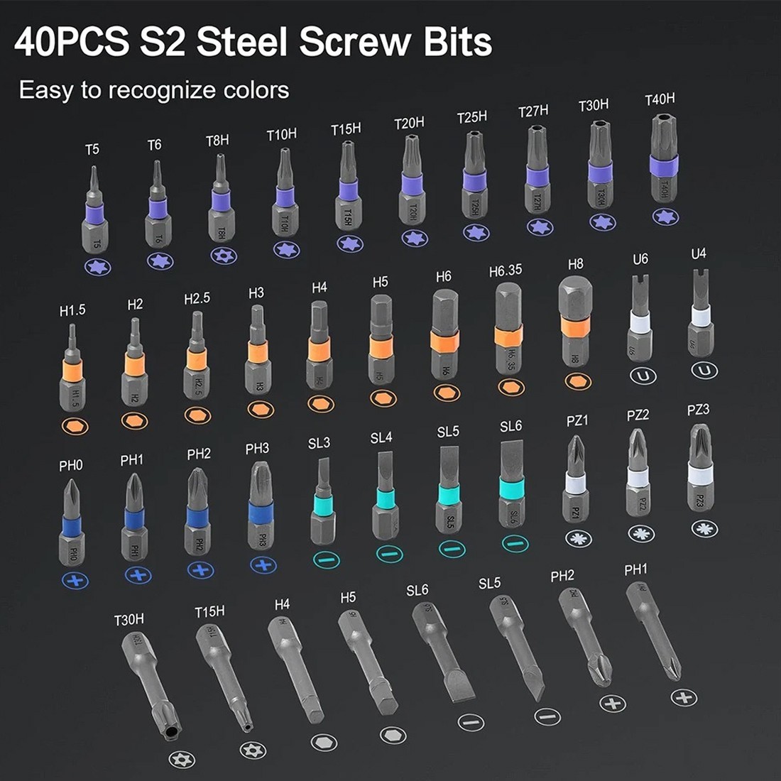 42-in-1 Magnetic Ratchet Screwdriver Set – DIY Tool Kit - Image 6
