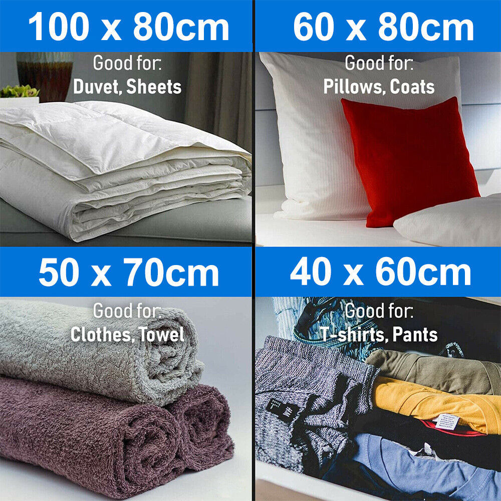 12 Vacuum Storage Bags with Hand Pump – Space Saving Set - Image 8