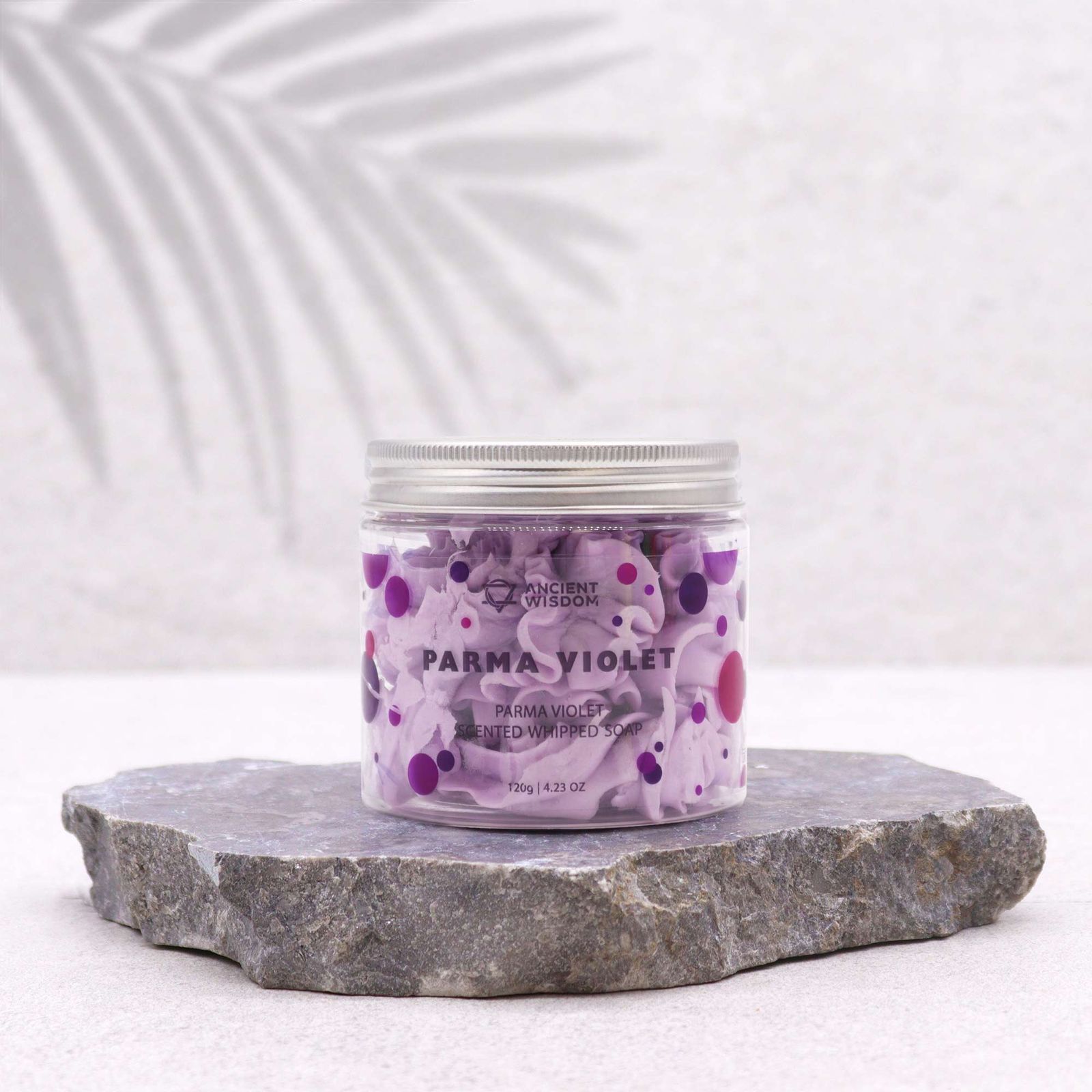 Parma Violet Whipped Soap 120g - Image 3