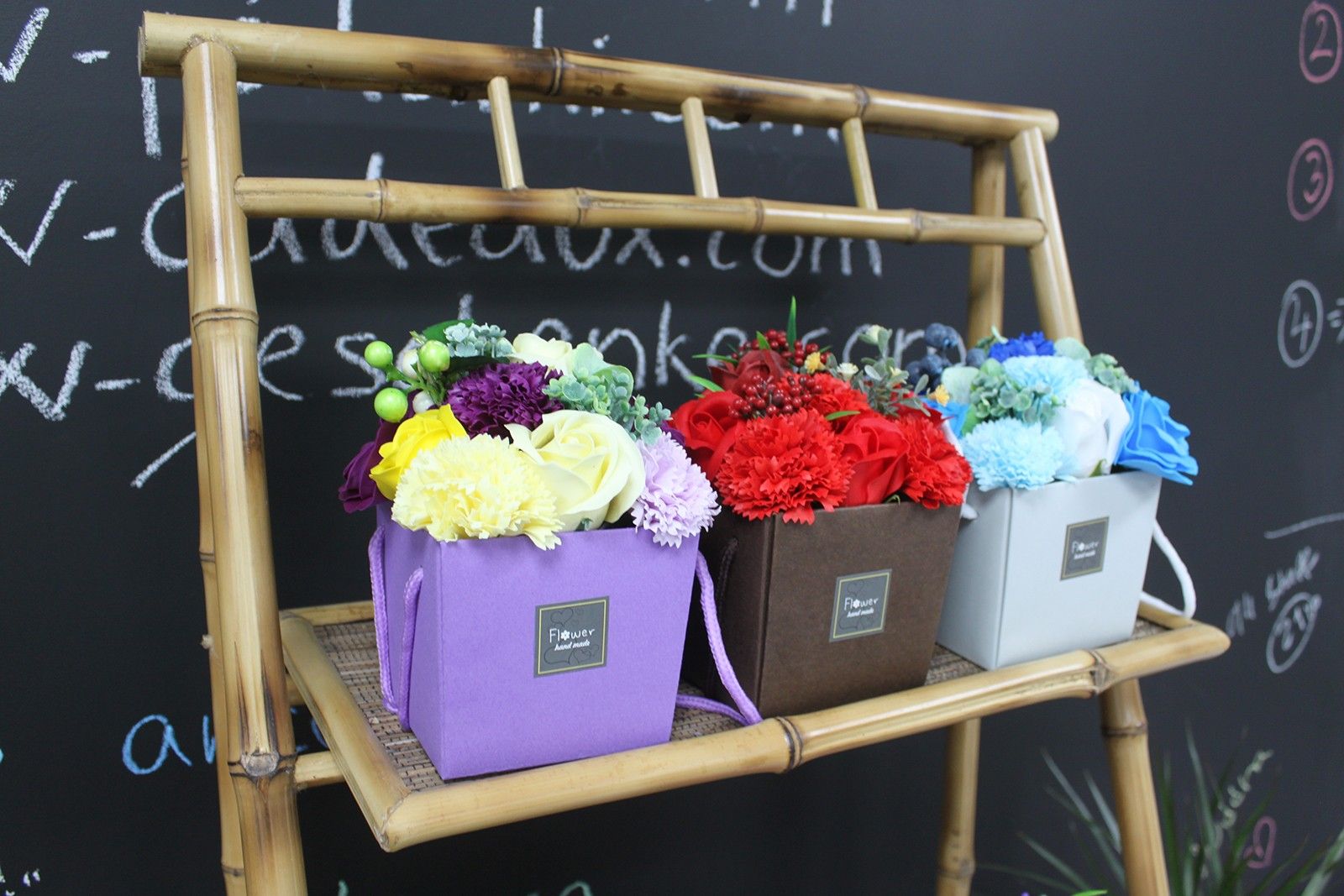 Soap Flower Bouquet - Spring Flowers - Image 8