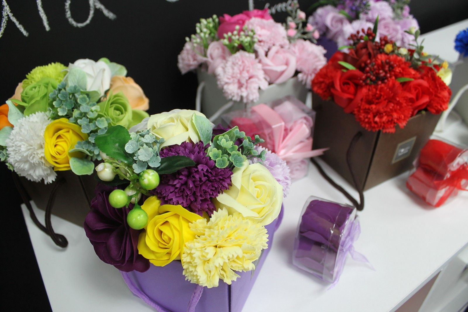 Soap Flower Bouquet - Spring Flowers - Image 6