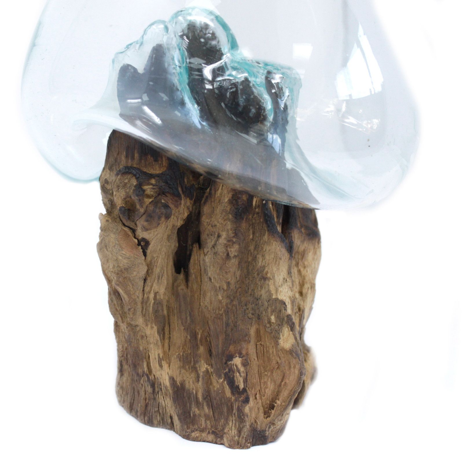 Molten Glass on Wood - Large Bowl - Image 6